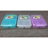 kotak plastik tepak makan sekat atau lunch box 0718 diansari-2