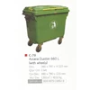 tong sampah plastik astana dustbin 660 liter c70 lionstar