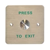 metal exit button