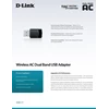 d-link wifi ac600 dual band nano usb adaptor [dwa-171] (wifi finder)