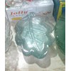piring lepek daun kaca souvenir pernikahan-1