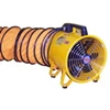 portable ventilator blower fan 12inch with hose 10meter 220v/1phase
