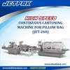 high speed continuous cartoning machine for pillow bag (jet-260)