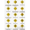 rambu peringatan - tanda jalan peringatan