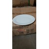piring batu porselen polos lis emas royal alfred white golden line
