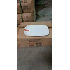 piring batu porselen polos lis emas royal alfred white golden line-3