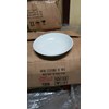 piring batu porselen polos lis emas royal alfred white golden line-2