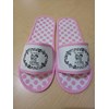sandal hotel spon putih alas motif sablon list warna 4 mm-6