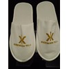 sandal hotel slop bahan hylet logo sablon