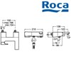 roca l90 wall-mounted shower mixer-1