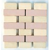 tatakan gelas kayu / rounded square jelutung black