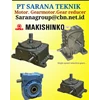 worm gear makishinko gearmotor gear reducer pt sarana teknik