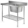 dish wash inlet bench with sink