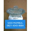 mangkok kaca permen souvenir 7 inchi dengan tutup-1