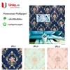 best seller wallpaper dinding motif classic murah dofe biru