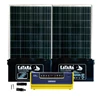 paket pembangkit listrik tenaga surya solar hybrid sine wave inverter luminous 1500va baterai solar panel