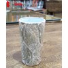 gelas kerang mutiara abstrak silver/ kerajinan kerang / handmade gelas kerang-3