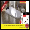 promo meridian bathtub omega free avur-1