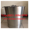 ember stainless steel - mesin pertanian - mesin pengolahan sagu