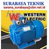 sell western electric motor ac toko surabaya teknik