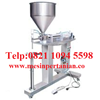 paste filler portable semi auto single nozzle