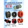 pt sarana teknik tb woods coupling type duraflex size we 5