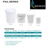 pail plastik serbaguna atau ember plastik merk jl.-1