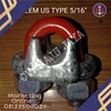 klem us type drop forged hd galvanized // klem seling wire rope clamps kuku macan wire clip-2