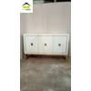 meja cabinet minimalis kombinasi besi kerajinan kayu-1