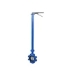 butterfly valve long stem lug type lever operated