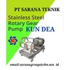 sell kundea stainless steel pt sarana teknik kundea rotary gear pump