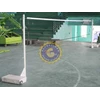 tiang net badminton portable