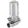 burkert type 2063 - pneumatically operated 2/2-way diaphragm valve with stainless steel actuator