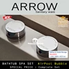 arrow bathtub spa air bubble pool massage set whirpool jazucci aq1666u-6