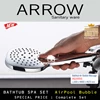arrow bathtub spa air bubble pool massage set whirpool jazucci aq1666u