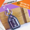 souvenir gantungan kunci kulit kombinasi besi gk-0106-2