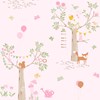 wallpaper dinding anak motif aneka hewan/ the zoo/mix