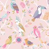 wallpaper dinding anak motif aneka hewan/ the zoo/burung-1