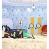 wallpaper dinding simple motif balon udara/ ballon air/ wallpaper roll-3