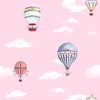 wallpaper dinding simple motif balon udara/ ballon air/ wallpaper roll-7
