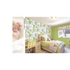 wallpaper dinding anak motif rumah-rumahan/the small house-1