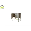 cabinet minimalis kombinasi warna soft kerajinan kayu