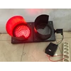 lampu led warning light merah hijau manual ac 2 aspek 20cm