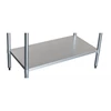 meja stainless steel single storage shelf