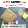 souvenir memo promosi notebook mini + post it n812 custom cetak logo-1