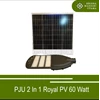 penyedia lampu pju 2 in 1 royal pv 60 watt