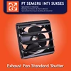 exhaust fans standard shutter