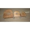 wooden blok 2 + ubolt / wooden block dia 2