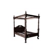 tempat tidur klasik black charcoal kerajinan kayu