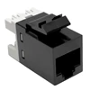 amp commscope modular jack utp cat5e sl black / kabel lan